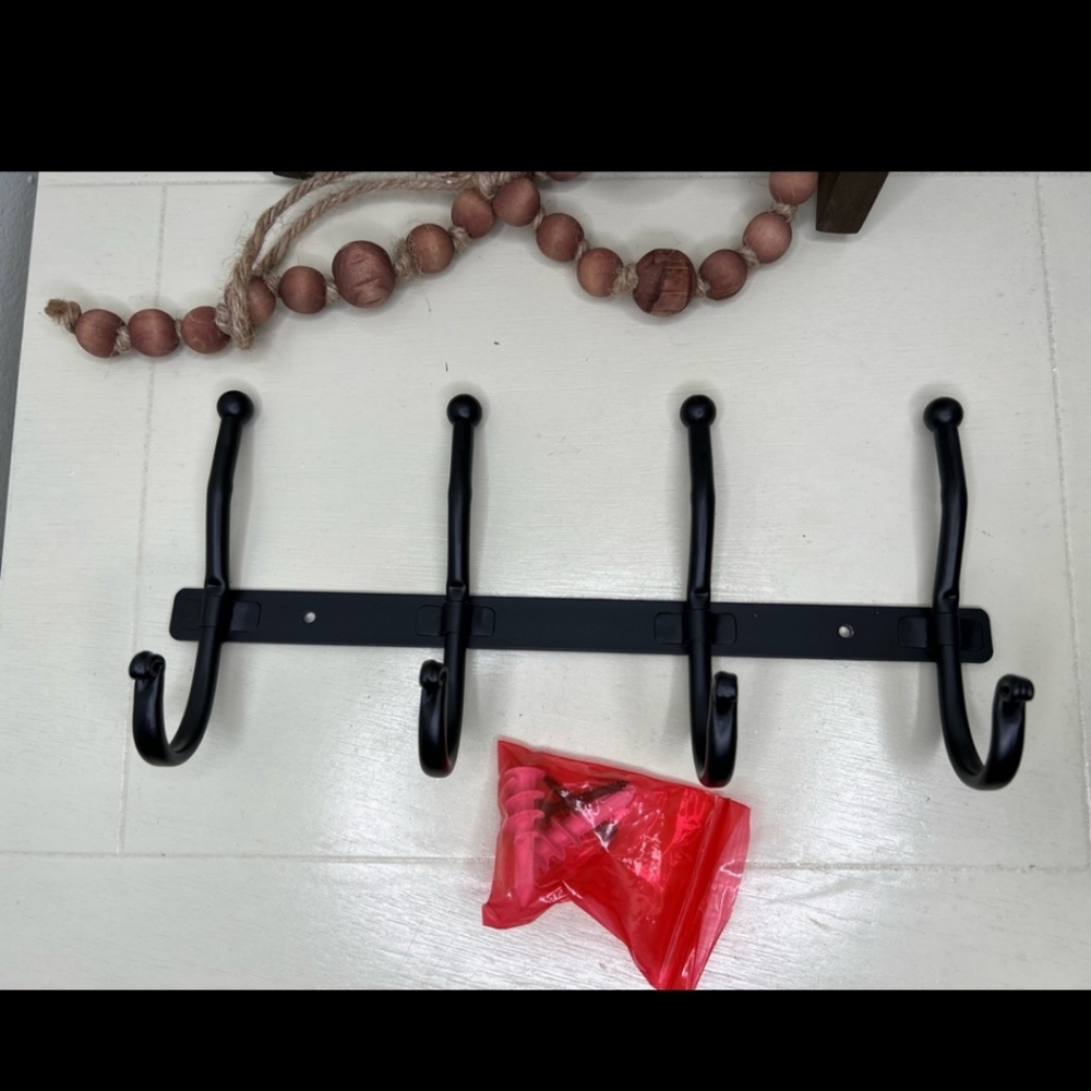 Brand New Black Metal Wall Hook DecoCrated Spring 2022